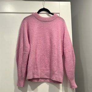Everlane Pink Crew Neck Sweater